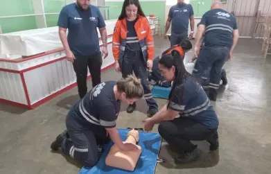 Equipes de resgate da CSG recebem capacitação às vésperas da alta temporada de verão 