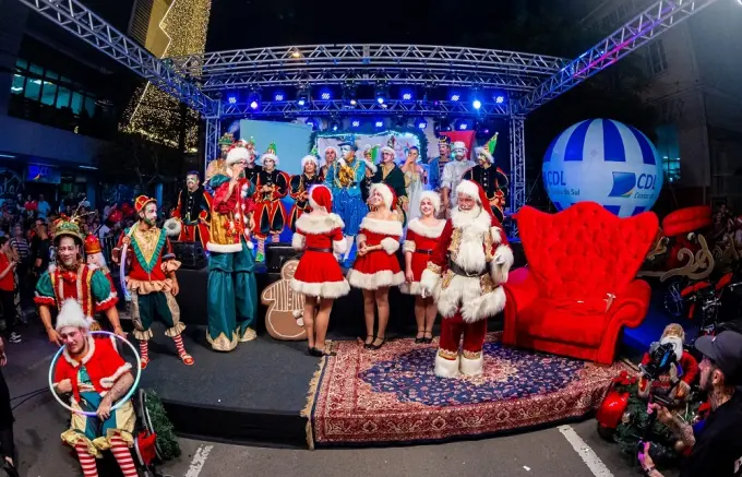 Chegada do Papai Noel da CDL Caxias é transferida para quinta-feira (11)