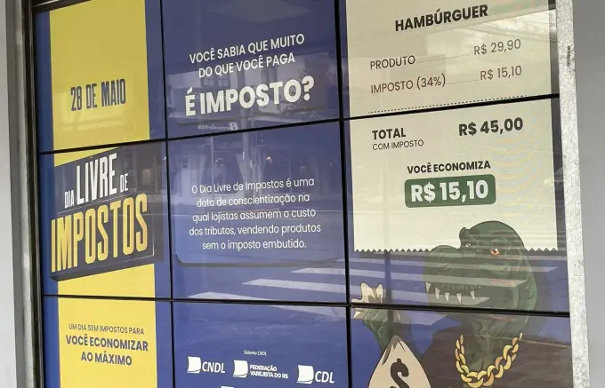 Mais de 50 empresas já aderiram do Dia Livre de Impostos em Caxias do Sul