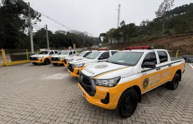 CSG entrega cinco novas viaturas ao 3º Batalhão Rodoviário da Brigada Militar do Rio Grande do Sul