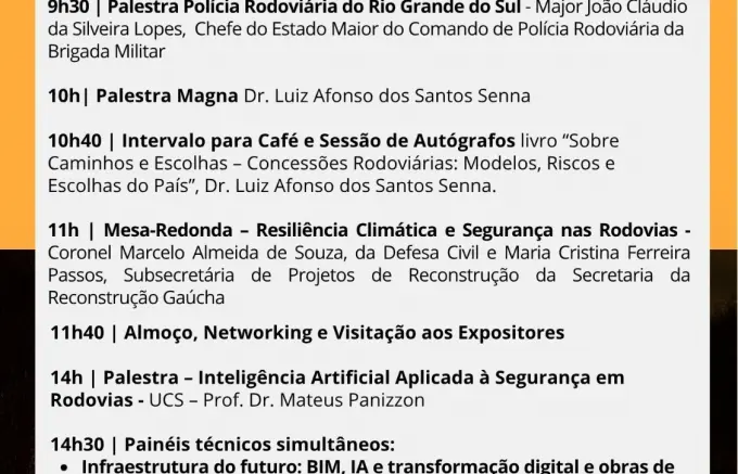 2º Fórum Mobiliza ocorre nesta quinta-feira (15) e discute novas tecnologias e segurança nas rodovias