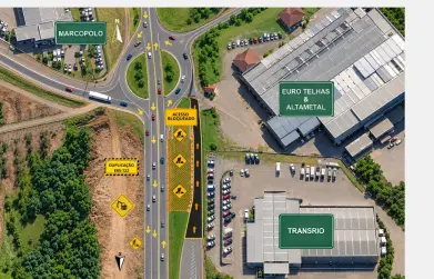 CSG inicia nesta terça-feira (27) construção de passarela no km 72,1 da ERS-122, em Caxias do Sul