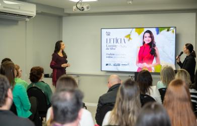 Entidades do comércio lançam campanha de Letícia Comin da Silva no Concurso de Rainha e Princesas da Festa Nacional da Uva 2026 